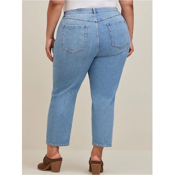 Torrid Mom Jeans straight premium classic High Rise Size 20 - Picture 3 of 6